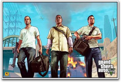 GTA 5 Paper Print