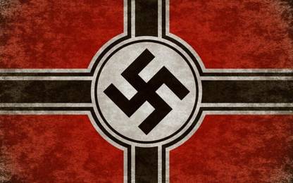 Athah Poster Grunge Flag Swastika Paper Print