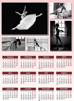 2015 Calendar S-P453 by spoilt Paper Print