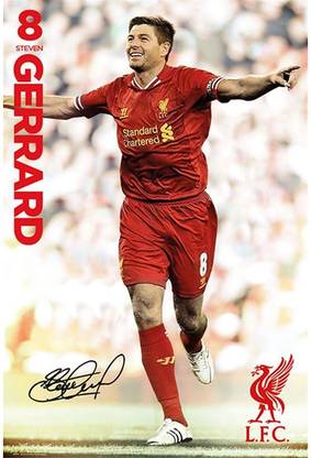 Steven Gerrad - Liverppol Paper Print