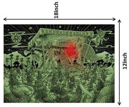 The Jatra Of The Absurd Paper Print