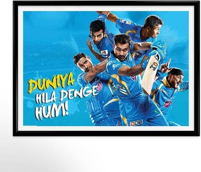 Duniya Hila Denge Hum "MI" Paper Print