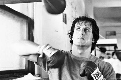 Rocky Sylvester Stallone Hollywood Actor S-P688 by spoilt Paper Print