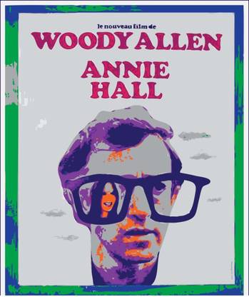 EurekaDesigns Poster Annie Hall Movie Paper Print Rolled Paper Print