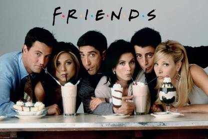 Friends - Milkshake Paper Print