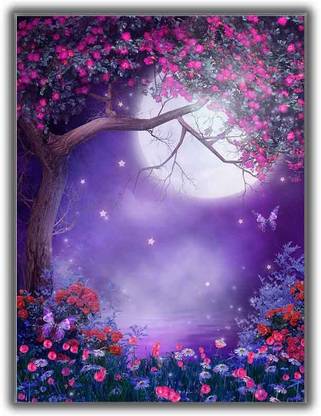 Perpal Flower desgin 0695 Poster Photographic Paper