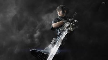 Final Fantasy XIII - Versus Athah Fine Quality Poster Paper Print