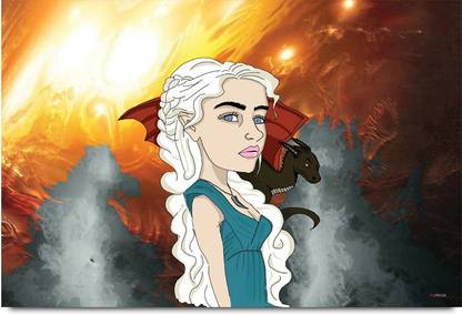 The Warrior Queen Paper Print