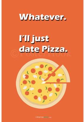 PosterHook Pizza Foodie Poster Paper Print