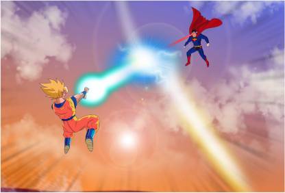 Goku Vs Superman Photographic Paper