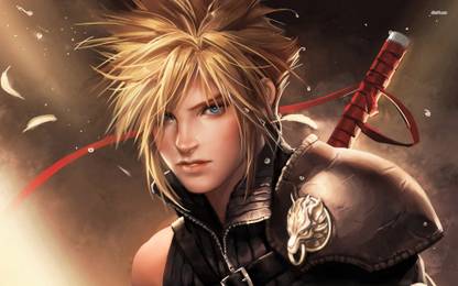 Cloud Strife - Final Fantasy Athah Fine Quality Poster Paper Print
