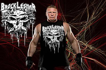 Brock Lesnar WWE Poster Paper Print