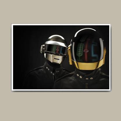 Daft Punk Robot Rock Wall Hang Fine Art Print