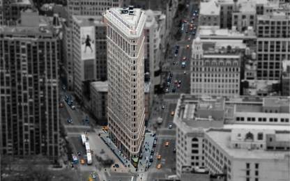 Athah Fine Quality Flatiron Building poster Paper Print