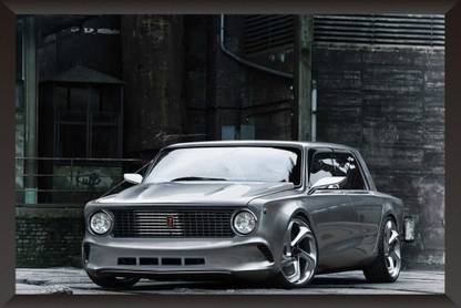 Lada Tuning Paper Print