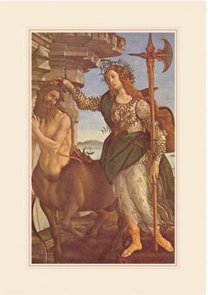 Minerva and the Centaur Fine Art Print