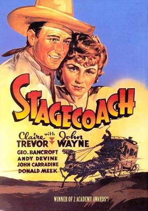 Stagecoach - 1939 Paper Print