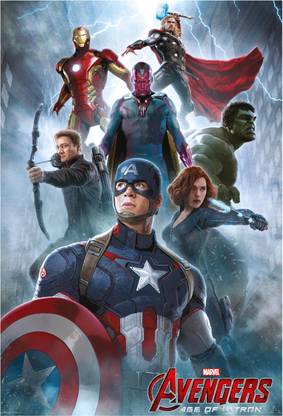 Avengers- Age Of Ultron - Movie Poster (Officially Licensed) Paper Print
