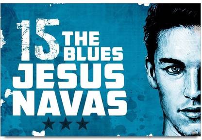 Jesus Navas Football Player Paper Print