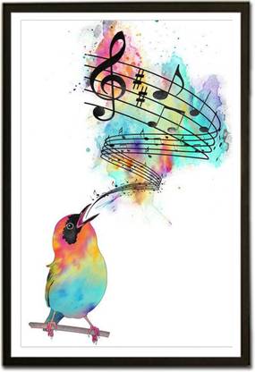 Framed The Singing Bird Fine Art Print