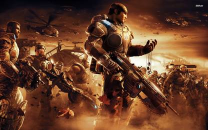 Gears of War 2 Athah Fine Quality Poster Paper Print