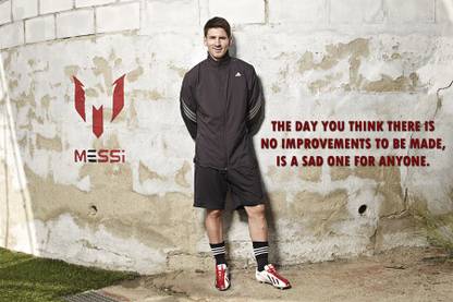 ESP Creation Messi Sad One (18X27 Inch) Paper Print