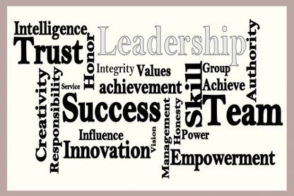 Leadership poster Paper Print