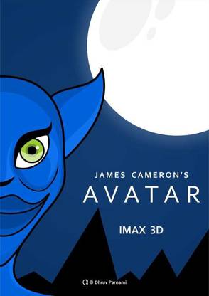 Avatar Cartoon Art | Artist: Dhruv Parnami Photographic Paper
