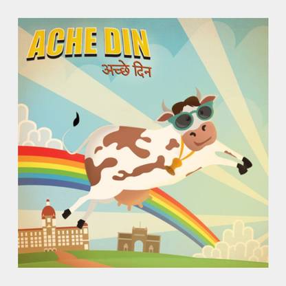 Ache Din Square Art Prints | Artist : Ashley Abraham Photographic Paper