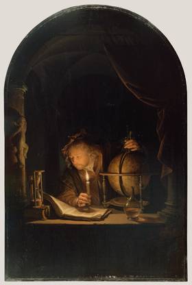 Astronomer By Candlelight By Gerrit Dou Dutch Fine Art Print