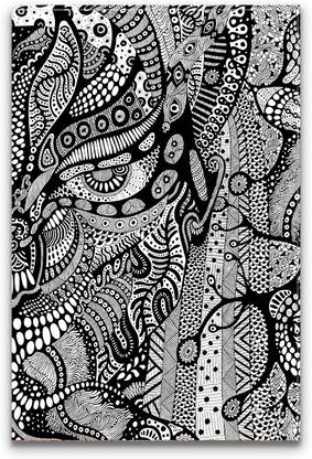 Axro's Psychedelic Alien Canvas Art