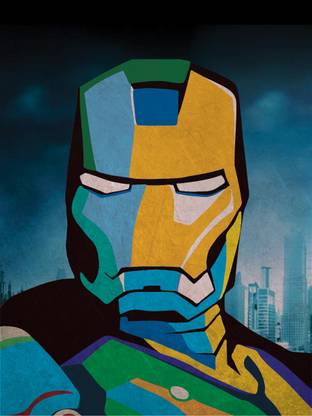 Iron Man in Eastman Color Paper Print