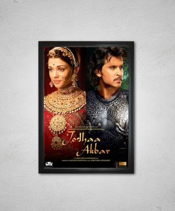 Jodha Akbar Hrithik - Aishwarya Paper Print