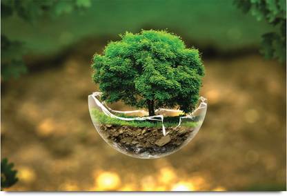 Save Trees, Save Nature Paper Print