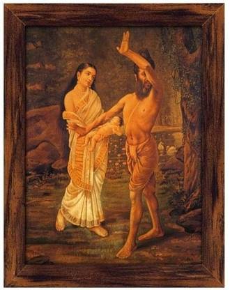 Vishwamitra and Menaka Canvas Art