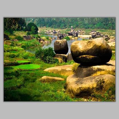 Hampi Rocks Poster Photographic Paper