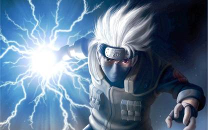 Naruto Masks Lightning Kakashi Hatake Manga Anime Poster HD Poster Art PNCAL22871PNCAL22871 Photographic Paper