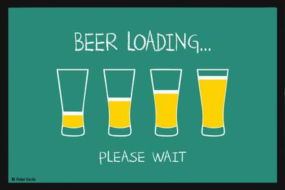 Poster - Beer Loading Please Wait Paper Print