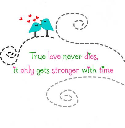 Love Bird Quotes Fine Art Print