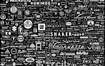 Athah Car logos Poster Paper Print