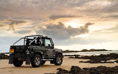 EurekaDesigns Land Rover Defender Poster Fine Art Print