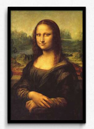 Seven Rays Mona Lisa by Leonardo da Vinci Framed (Small)