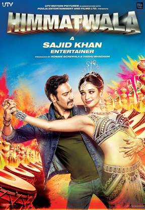 Himmatwala - Ajay Devgan - Tamannaah Paper Print