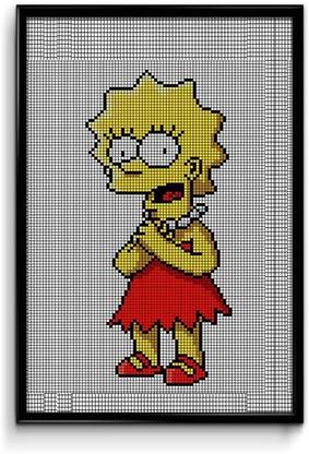 Lisa Simpson Paper Print
