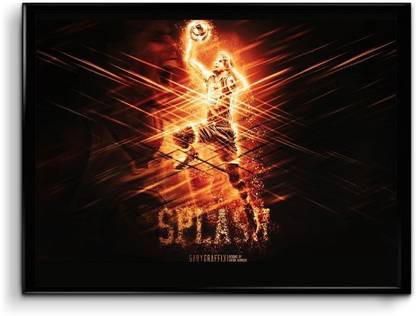 Stephen Curry Art Canvas Art