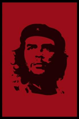 Eureka Designs - Che - Red Background Poster Rolled Paper Print