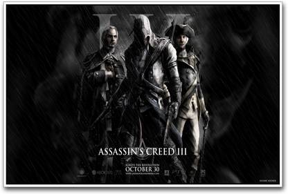 Assasins creed 3 Paper Print