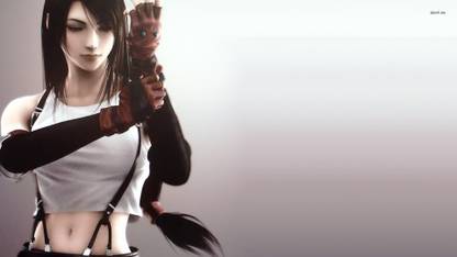Final Fantasy VII - Tifa Lockhart Athah Fine Quality Poster Paper Print