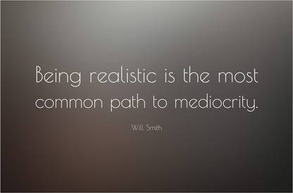 Will Smith Motivational Quote Poster Paper Print