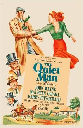 The Quiet Man - 1952 Paper Print